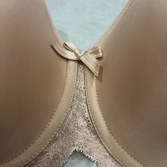 NEW Chantelle Rive Gauche Full Coverage T-Shirt Bra 34DDD Rose - Picture 4 of 8